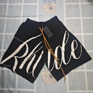 Rhude Letter Knit Shorts